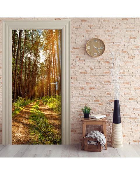 36191 Türtapete - WALD LICHTUNG-stickerprofis