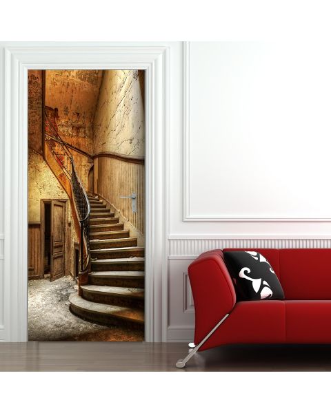 36186 Türtapete - ALTE TREPPE-stickerprofis