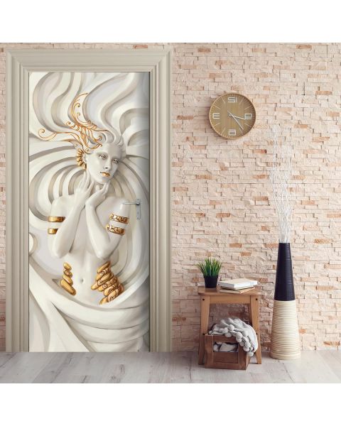 36126 Türtapete - GOLDEN SCULPTURE-stickerprofis