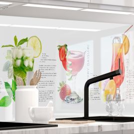 Küchenrückwand - SUMMER DRINKS