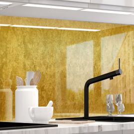 Küchenrückwand - ABSTRAKTES GOLD