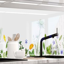 Küchenrückwand - SELECTED HERBS