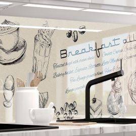 Küchenrückwand - BREAKFAST