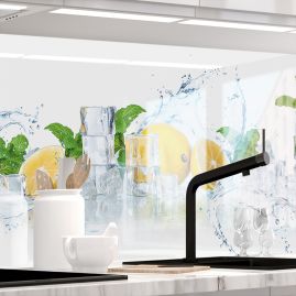 Küchenrückwand - ZITRONEN SPLASH