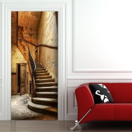 36186 Türtapete - ALTE TREPPE-stickerprofis