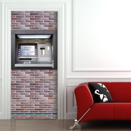36160 Türtapete - GELDAUTOMAT-stickerprofis