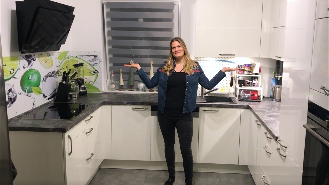 Mount the kitchen splashback alone - freestyle I