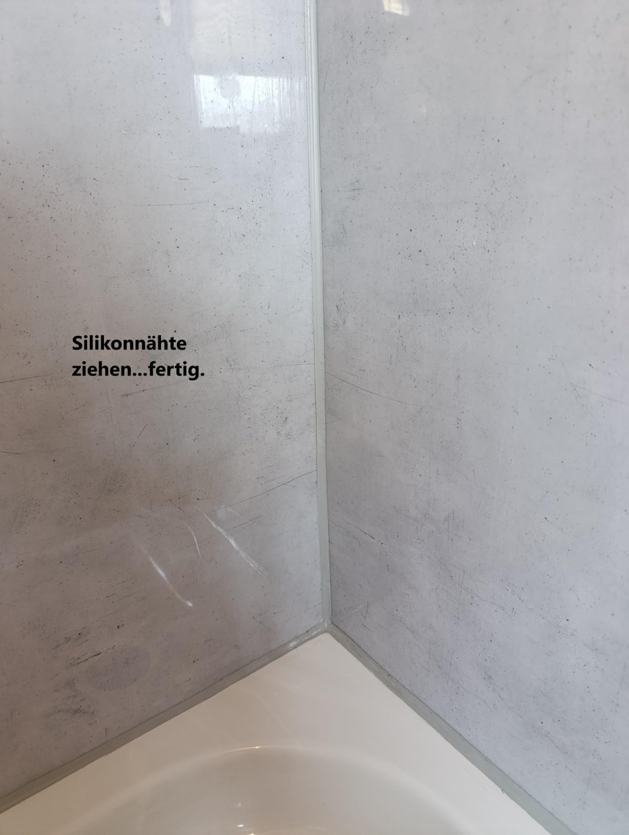 Stickerprofis Duschr&uuml;ckwand Montage Banner 5